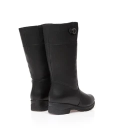 Женские черные сапоги Janita (Натуральный мех)
