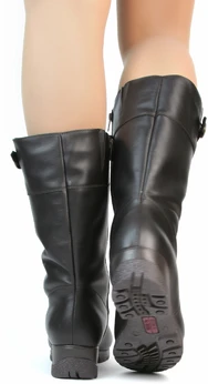 Женские коричневые сапоги Janita (Натуральный мех)