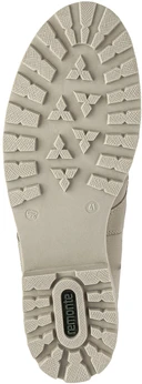 Женские бежевые ботинки Remonte (Шерсть с мембраной)