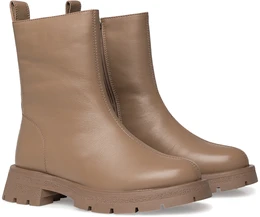 Женские коричневые полусапоги Baden (Натуральная шерсть)