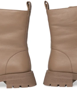 Женские коричневые полусапоги Baden (Натуральная шерсть)