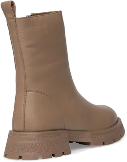 Женские коричневые полусапоги Baden (Натуральная шерсть)