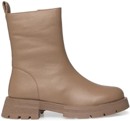 Женские коричневые полусапоги Baden (Натуральная шерсть)