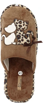 Женские коричневые тапочки Baden