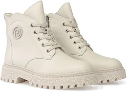 Женские бежевые ботинки Baden (Натуральная шерсть)