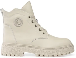 Женские бежевые ботинки Baden (Натуральная шерсть)