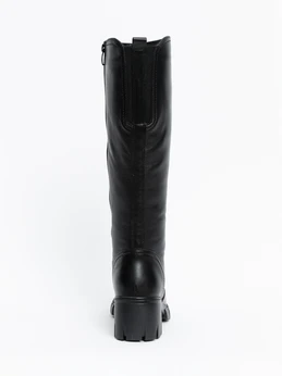 Женские черные сапоги ALEXIA LEVINI (Натуральная шерсть)