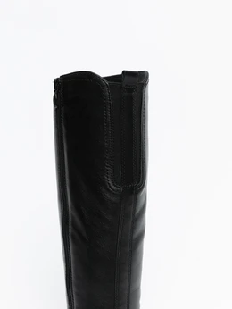 Женские черные сапоги ALEXIA LEVINI (Натуральная шерсть)