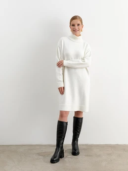 Женские черные сапоги ALEXIA LEVINI (Натуральная шерсть)