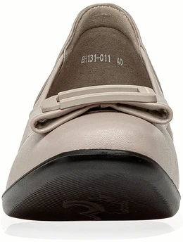 Женские серо-коричневые туфли Baden