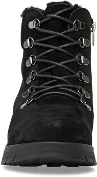 Женские черные ботинки Janita (Натуральный мех)