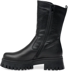 Женские черные полусапоги ALEXIA LEVINI (Натуральная шерсть)