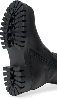 Женские черные полусапоги ALEXIA LEVINI (Натуральная шерсть)