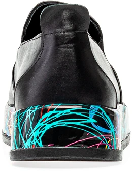 Женские черные полуботинки Ascalini