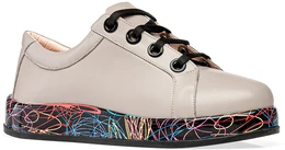 Женские бежевые кеды Ascalini