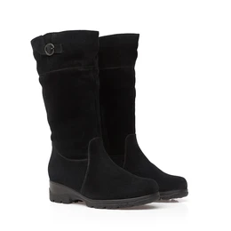 Женские черные сапоги Janita (Натуральный мех)