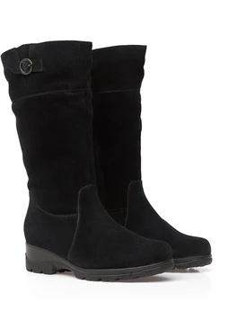Женские черные сапоги Janita (Натуральный мех)