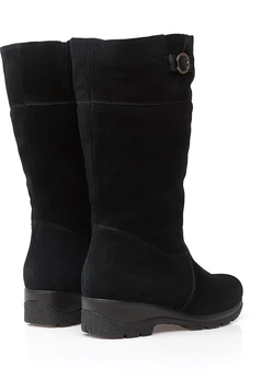 Женские черные сапоги Janita (Натуральный мех)