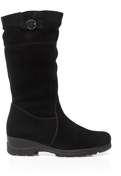 Женские черные сапоги Janita (Натуральный мех)