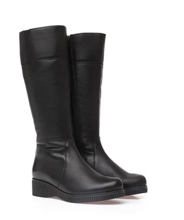 Женские черные сапоги Janita (Натуральный мех)