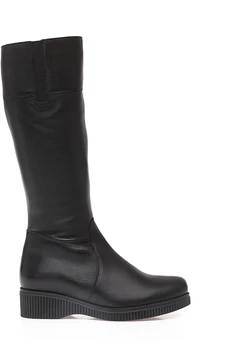 Женские черные сапоги Janita (Натуральный мех)