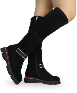 Женские черные сапоги Bludo (Евромех)