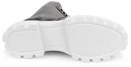 Женские серебряные ботинки Balex (Натуральный мех)