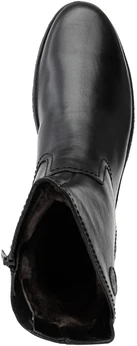 Женские черные полусапоги Romer (Натуральный мех)