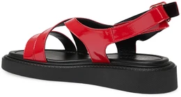 Женские красные босоножки Baden