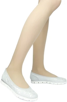 Женские серо-коричневые балетки Marco Tozzi