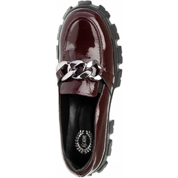 Женские бордовые полуботинки Ascalini