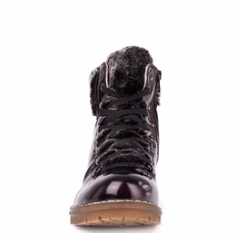 Женские бордовые ботинки Rieker (Натуральная шерсть)