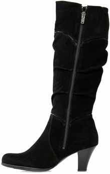 Женские черные сапоги Janita (Натуральный мех)