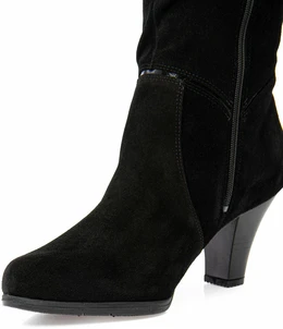 Женские черные сапоги Janita (Натуральный мех)