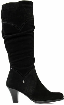 Женские черные сапоги Janita (Натуральный мех)