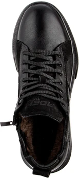 Мужские черные ботинки Baden (Натуральная шерсть)