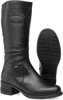 Женские черные сапоги Baden (Натуральный мех)