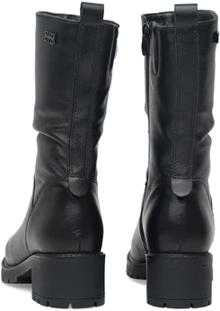 Женские черные полусапоги ALEXIA LEVINI (Натуральная шерсть)