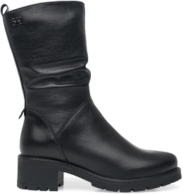 Женские черные полусапоги ALEXIA LEVINI (Натуральная шерсть)