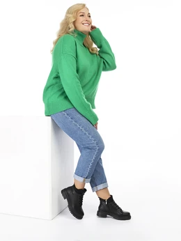 Женские черные ботинки Baden (Натуральная шерсть)