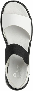 Женские белые босоножки Rieker