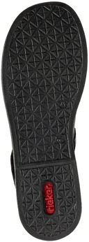 Женские черные босоножки Rieker