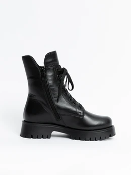 Женские черные ботинки ALEXIA LEVINI (Натуральная шерсть)