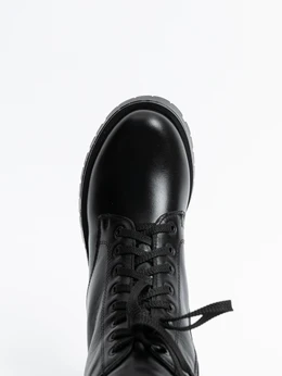 Женские черные ботинки ALEXIA LEVINI (Натуральная шерсть)