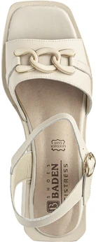 Женские бежевые босоножки Baden