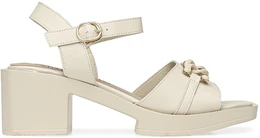 Женские бежевые босоножки Baden