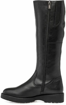 Женские черные сапоги Janita (Натуральный мех)