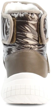 Женские бронзовые дутики Berkonty (Искусственный мех)