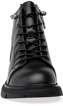 Женские черные ботинки Baden (Текстиль)