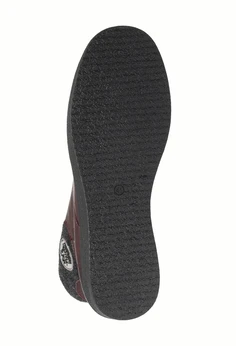 Женские бордовые ботинки Shoiberg (Натуральная шерсть)